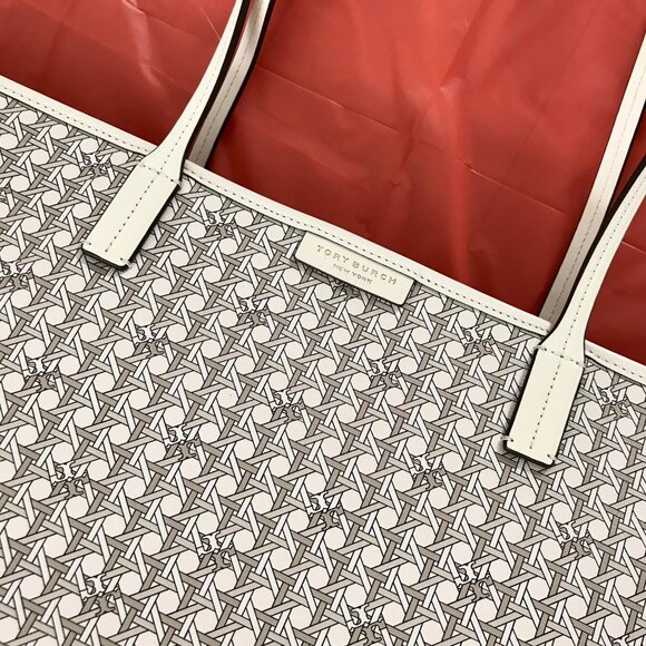 Tory Burch Ivory Ever-Ready Zip Tote - Picture 2 of 10